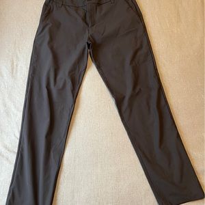 Black LuluLemon Commission Classic-Fit Pant 34"